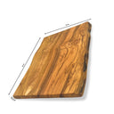 Tagliere Di Ulivo Secolare Piccolo - 30x23x2,2 cm