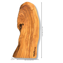 Tagliere Di Ulivo Secolare Piccolo Irregolare Rustico - Minimo 32x9x2,0 cm