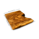 Tagliere Di Ulivo Secolare Quadrato Rustico Piccolo - Minimo 18x19,5x2,0 cm