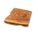 Tagliere Di Ulivo Secolare Quadrato Rustico Piccolo - Minimo 18x19,5x2,0 cm