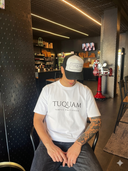Cappello TUQUAM Tempus Pretiosum – Nero e Bianco
