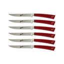 Elegance Rosso - Set 6 Coltelli Da Bistecca