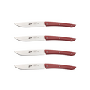 Color Rosso - Set Di 4 Coltelli Da Bistecca