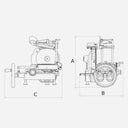 B2 Red Manual Flywheel Home Slicer