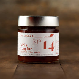 14 Russet Apple, Rhubarb and Passito Currant Jam 270g